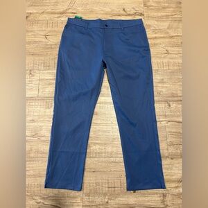 Callaway golf pants 5 pocket stretch activewear Men's Blue straight leg dressy